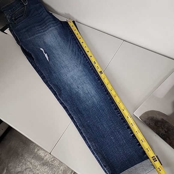 NEW Democracy Ab Solution Size 4 Slimming Pants Blue Ankle Skimmer Pants - Picture 9 of 11